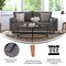 Flash Furniture Dark Gray Faux Linen Upholstered Tufted Sofa IS-PS100-DKGY-GG - alternate 5